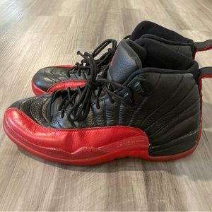 Nike Jordan 12 Retro Flu Game Release 2015 Mens Size 9 Red Black 130690-002